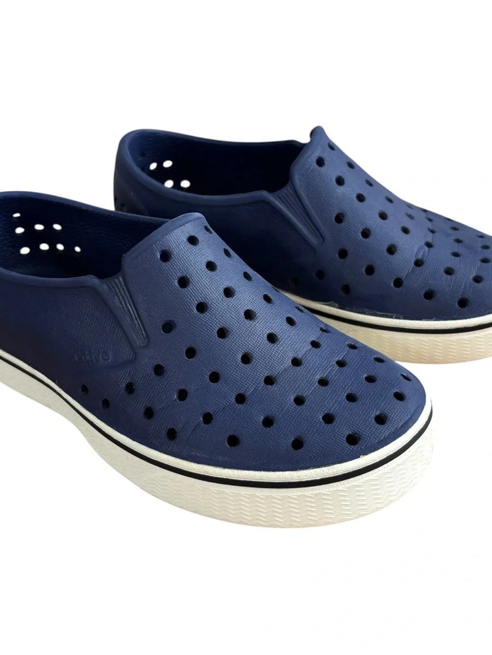Native shoes little children jefferson waterproof shoes blue size c10